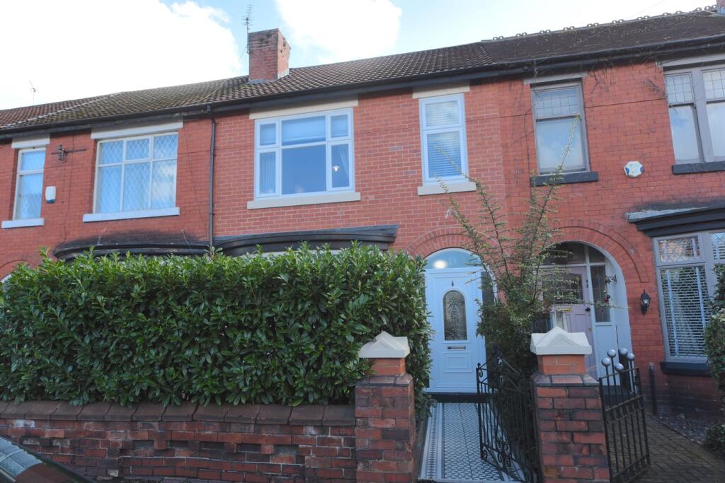 3-bed terraced on Circular Road, Prestwich, Manchester, M25, £370,000
