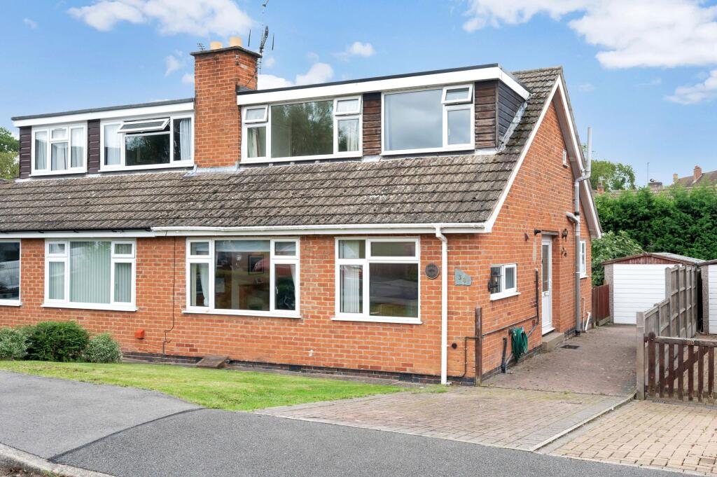 2-bed semi-detached on No Onward Chain at Croft Gardens, Old Dalby, LE14 3LE, £220,000