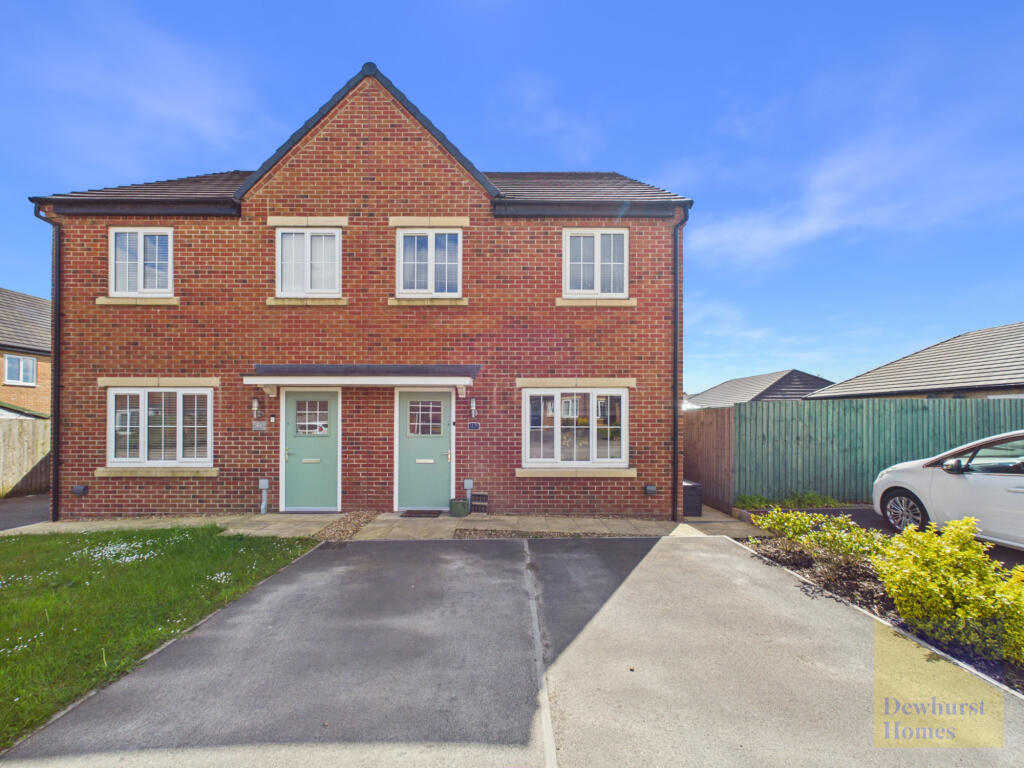 3-bed semi-detached on Alston Meadows,  Longridge, PR3, £115,000