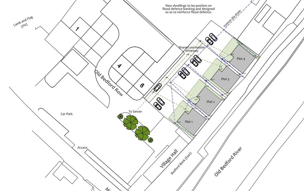 Land at the Former Three Tuns Public House, Welney, Wisbech PE14 9RB - View 4
