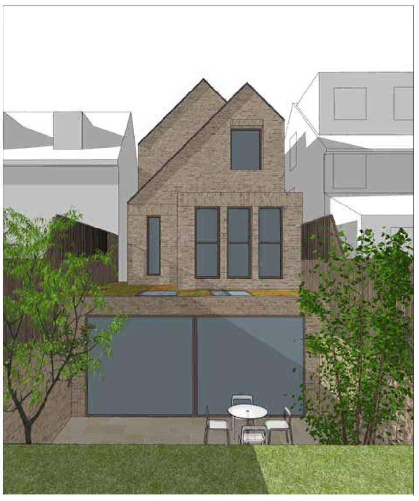 Land Between 18-20 Vicarage Road, Hampton Wick, London KT1 4ED