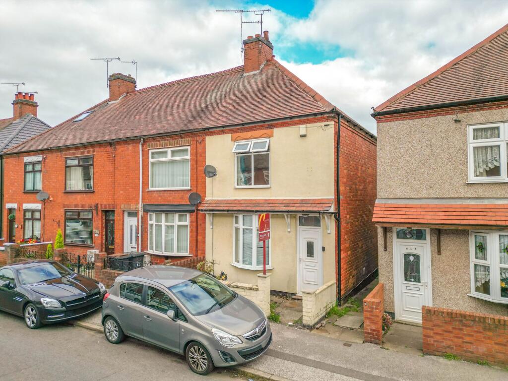 2-bed terraced on Heath End Road, Nuneaton, CV10, £160,000