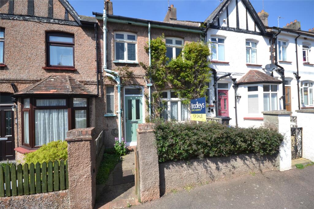 3-bed terraced on Armytage Road, Budleigh Salterton, Devon, £260,000