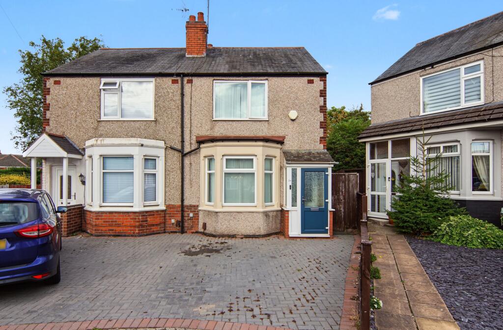 3-bed semi-detached on Geoffrey Close, Coventry, CV2, £230,000