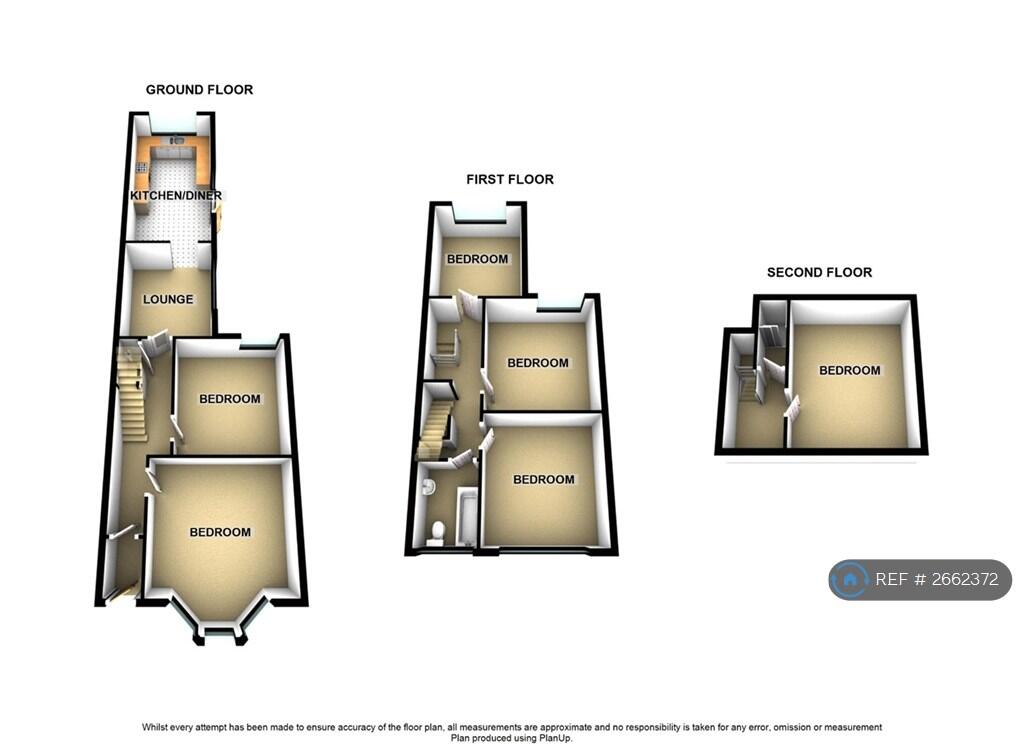 6 bedroom terraced house for rent