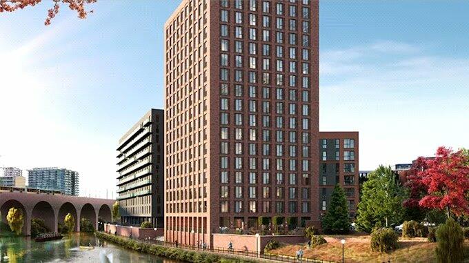 2-bed flat on Silkbank Wharf, 21 Derwent Street, Salford, Greater Manchester, M5, £295,000