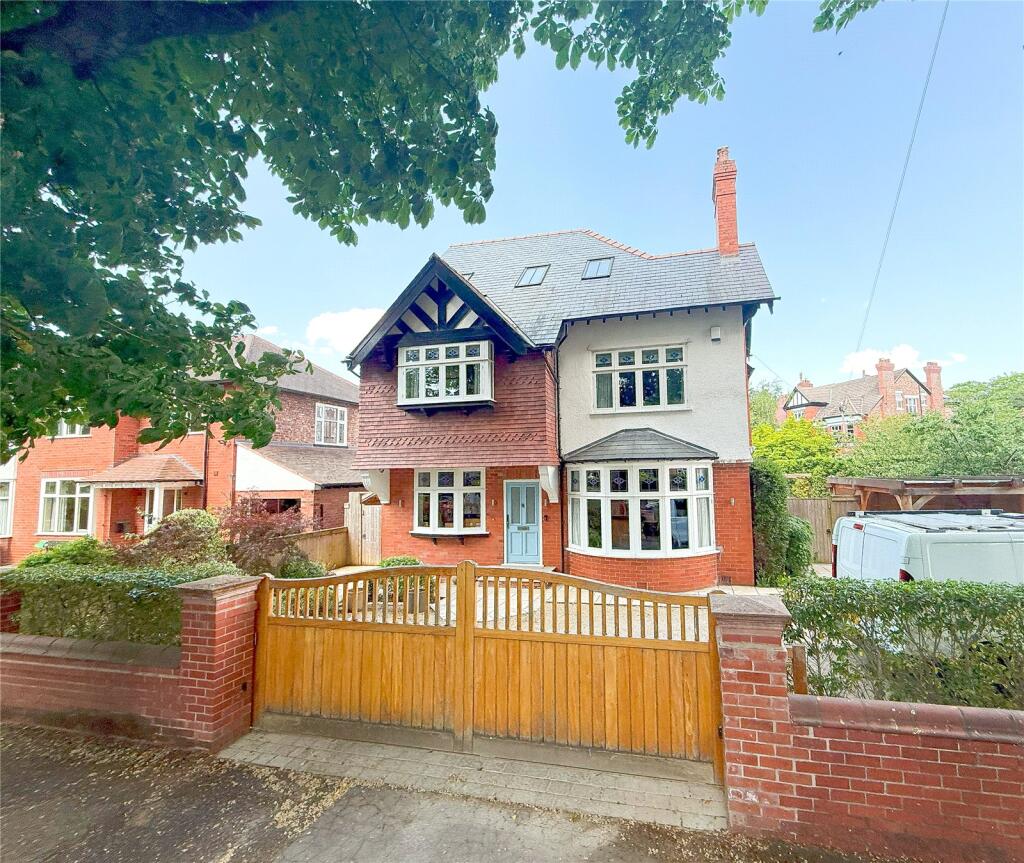 4-bed detached on Oakfield Road, Didsbury Village, M20, £1,675,000