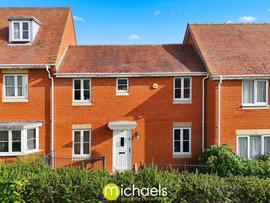 2-bed terraced on Hakewill Way, Colchester, CO4, £260,000