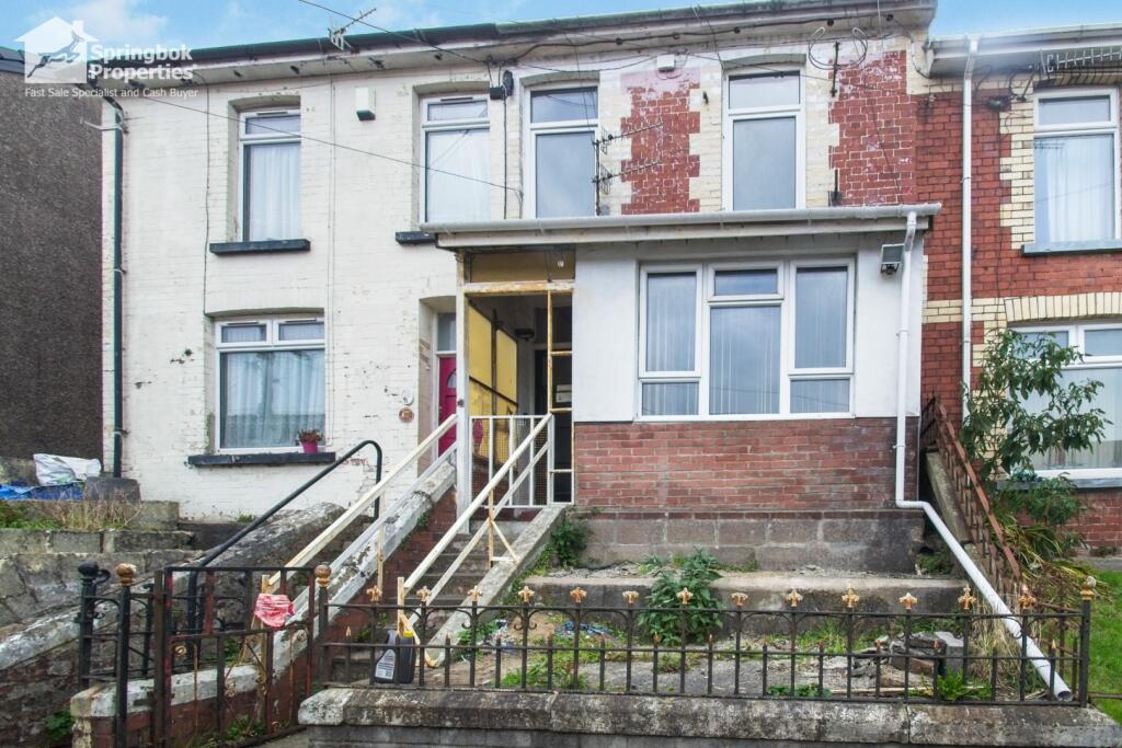 3-bed terraced on Upper Adare Street, Pontycymer, Bridgend, Mid Glamorgan, £70,000