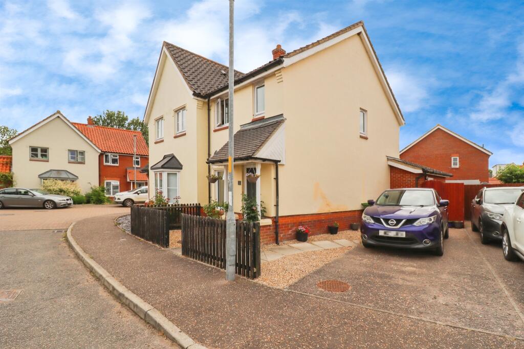 2-bed semi-detached on Millers Drive, Dickleburgh, Diss, £210,000