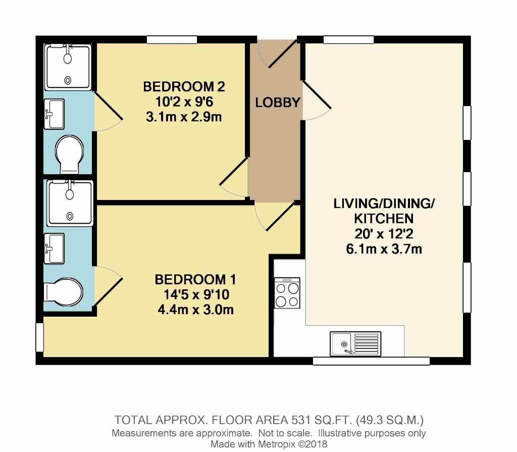2 bedroom apartment for rent