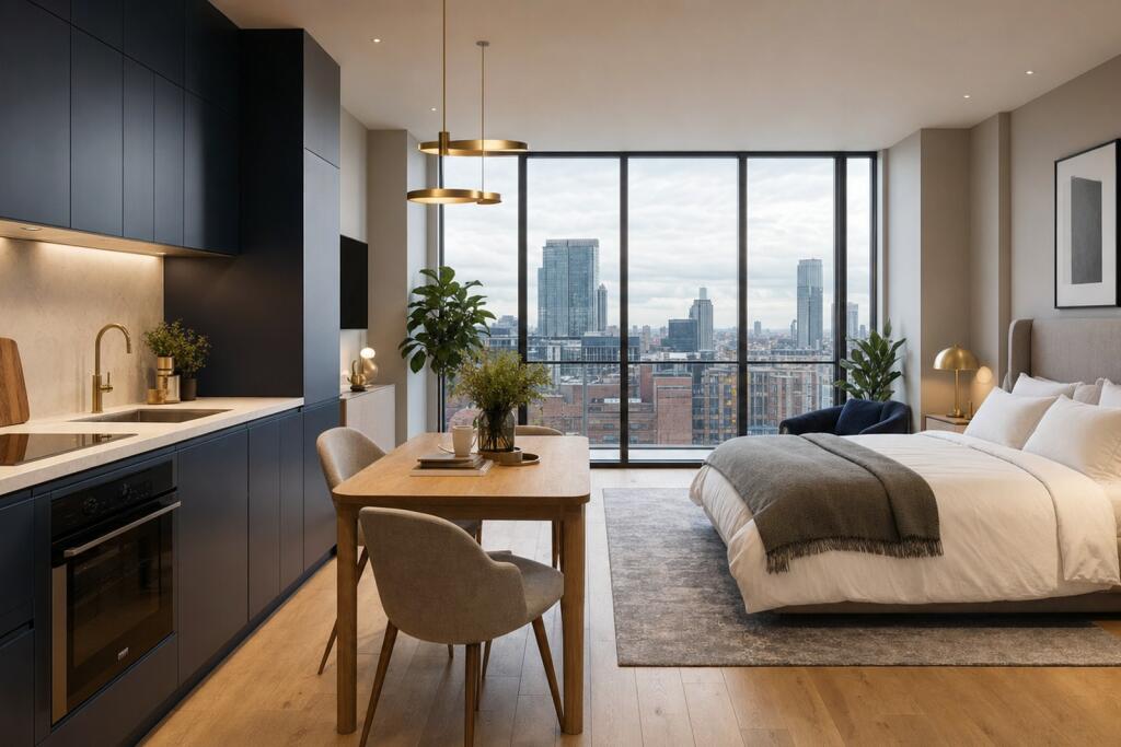 6.5% Projected Rental Yields | Smart Manchester Apartment – Stylish Manhattan 1 Bed, Tenant Ready photo 2