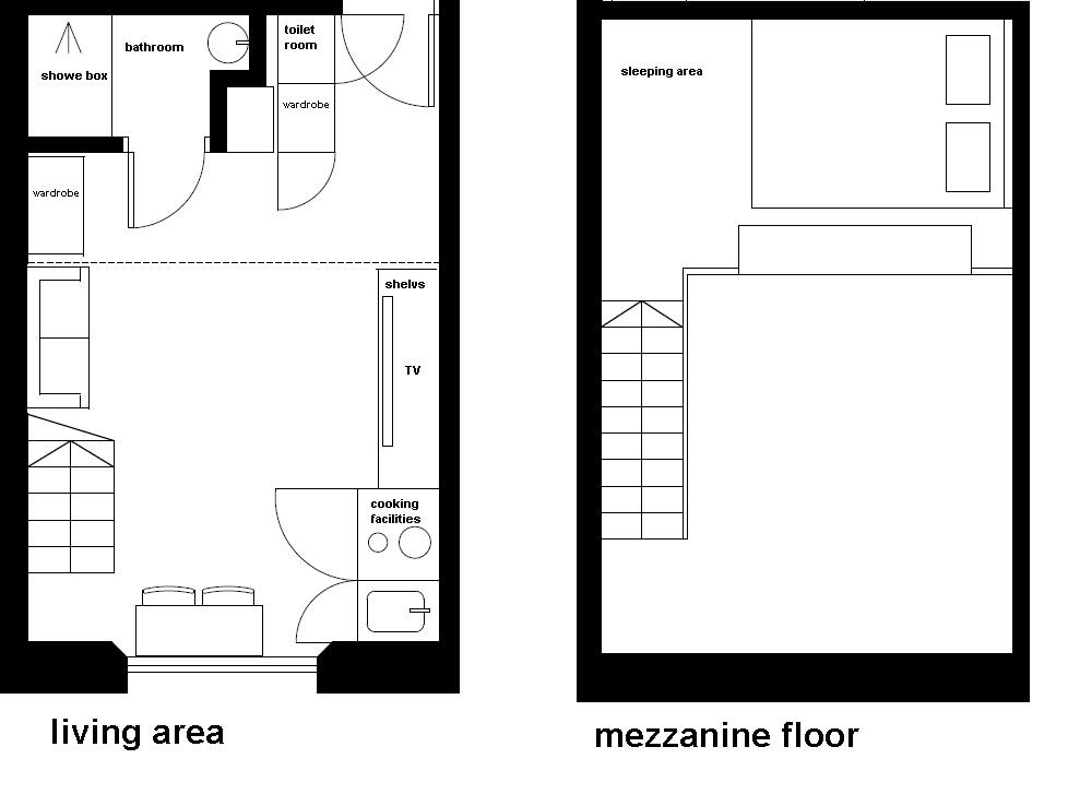 Studio flat for rent