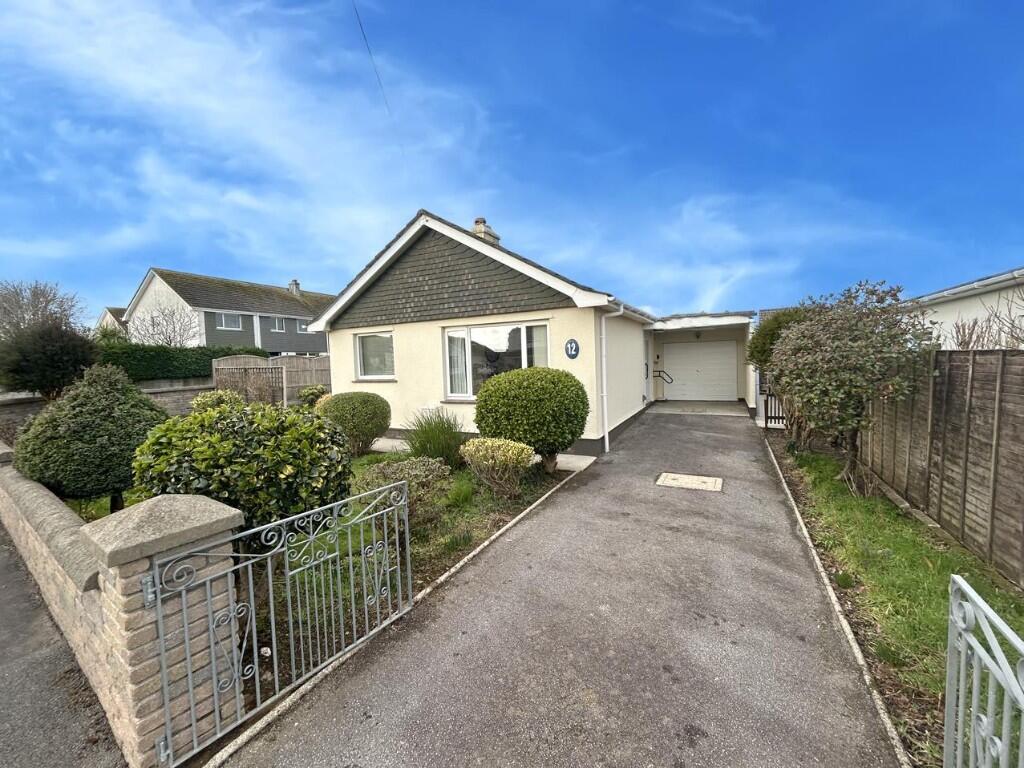 3-bed bungalow on Barton Close, Helston, £360,000