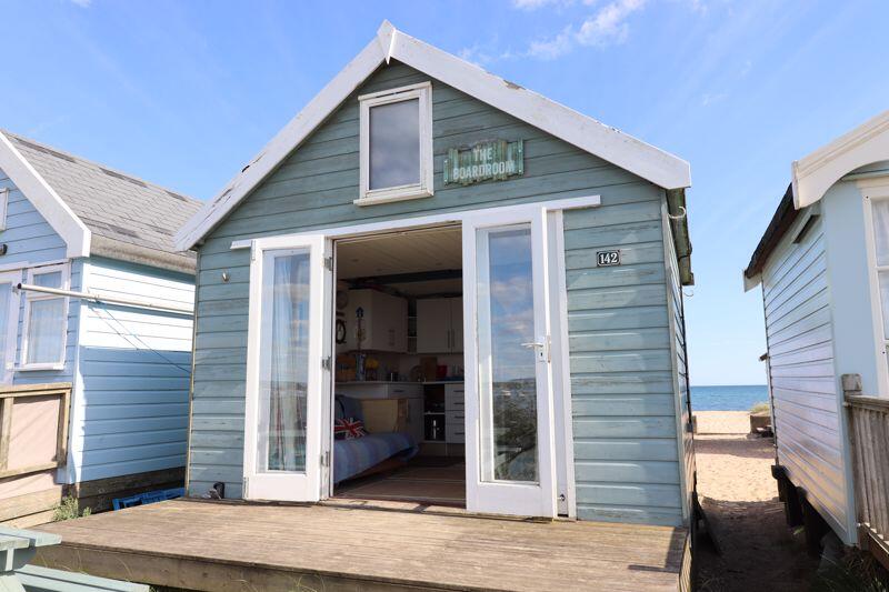 1-bed detached on Mudeford Sand Spit, Hut 142, £395,000