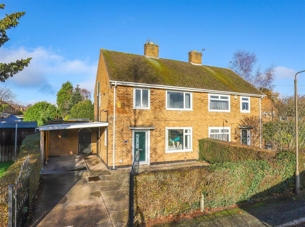 3-bed semi-detached on Vine Crescent, Sandiacre, NG10, £215,000