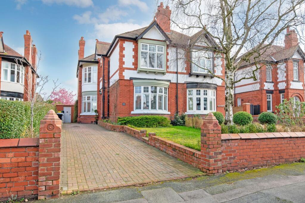 4-bed semi-detached on Victoria Road, Grappenhall, WA4, £775,000