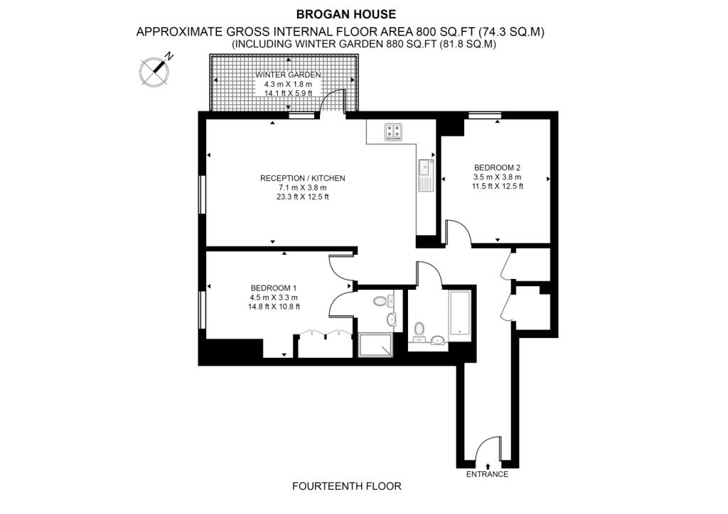 2 bedroom flat for rent