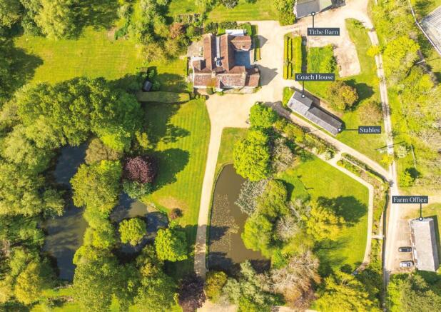 Aerial View - Outbuildings