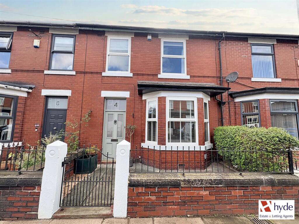 3-bed terraced on Randlesham Street, Prestwich, Bury, M25 1GY, £325,000