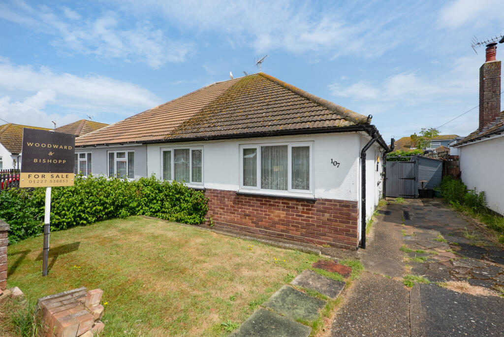 2-bed bungalow on Russell Drive, Swalecliffe, £300,000