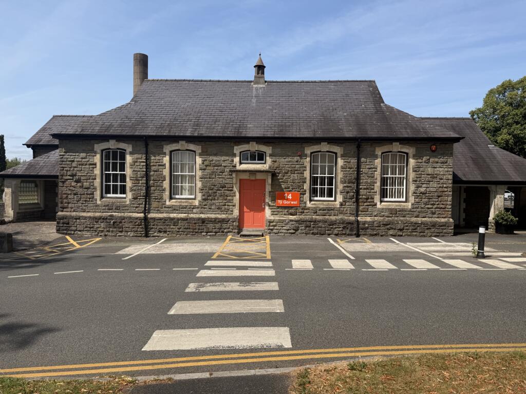 Front of the building