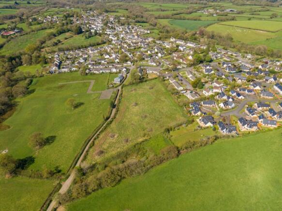 Aerial view of site