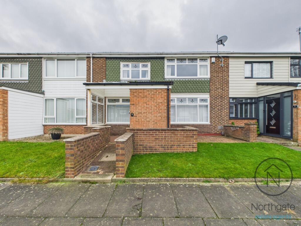 2-bed terraced on Hexham Way, Darlington, DL3, £90,000