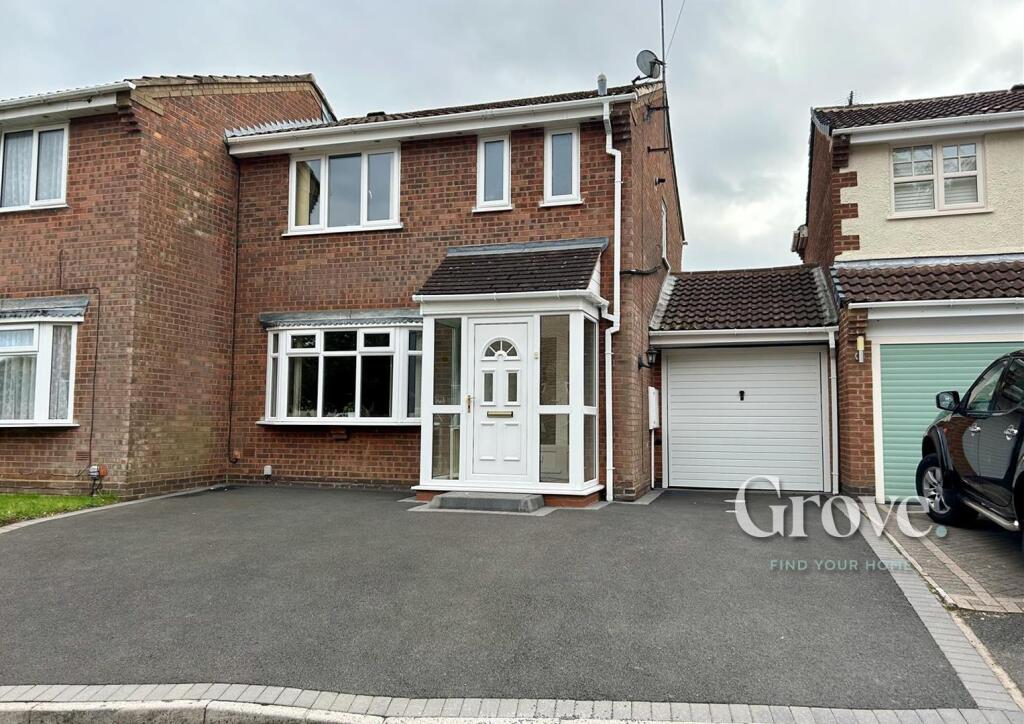 3-bed semi-detached on Heathy Farm Close, Bartley Green, £290,000