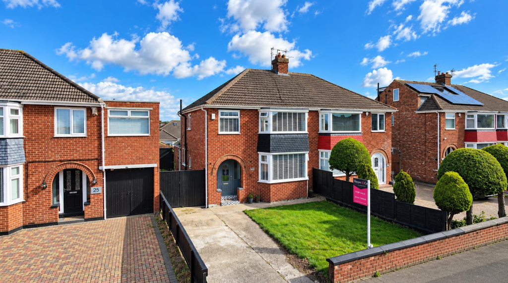 3-bed semi-detached on The Oval, Middlesbrough, TS5 8EU, £240,000