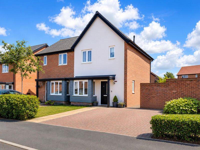 2-bed semi-detached on Satchwell Place, Ibstock, LE67 6QN, £225,000
