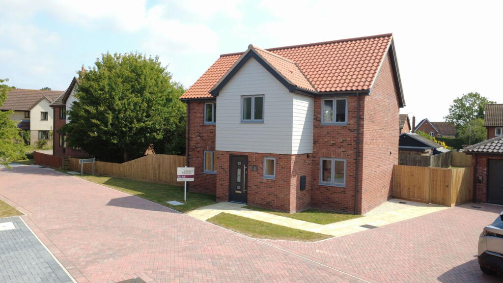 3-bed detached on Worlingworth, Near Framlingham, Suffolk, £396,000