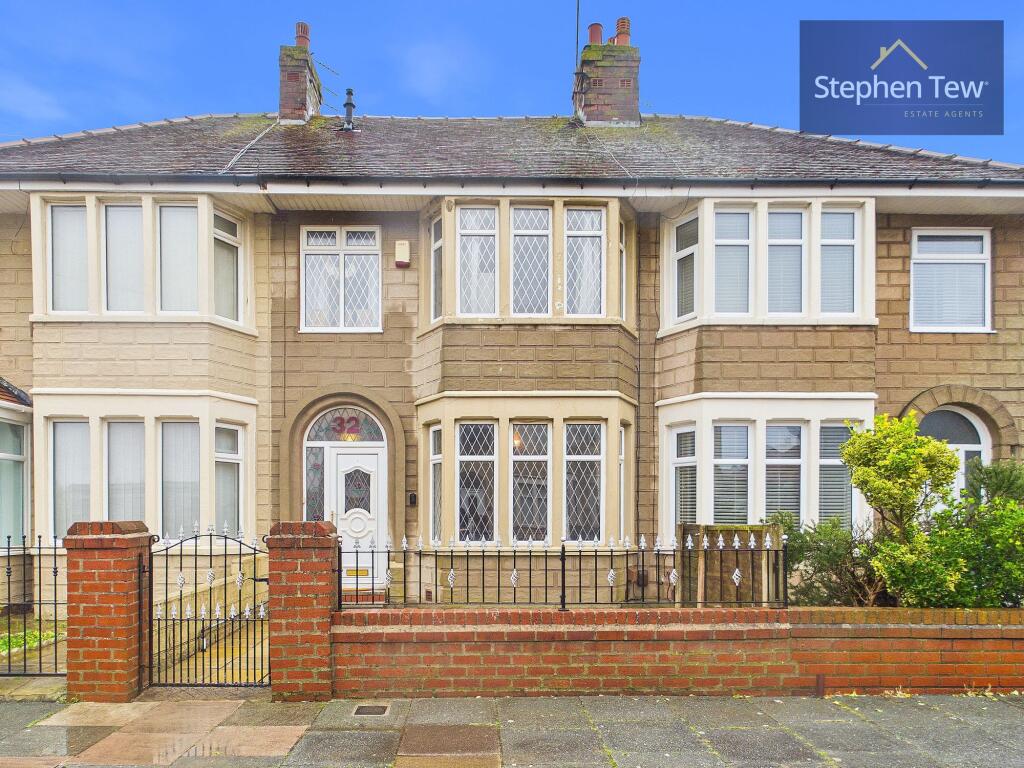 3-bed terraced on Rockingham Road, Bispham, FY2, £145,000