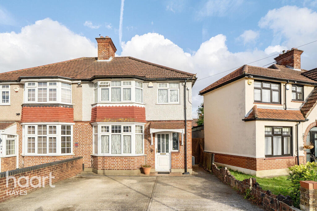 3-bed semi-detached on Wimborne Avenue, Hayes, £550,000
