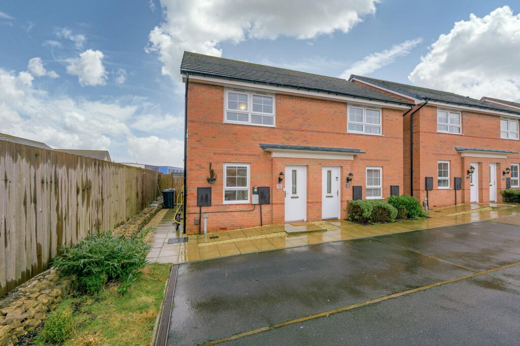 2-bed semi-detached on Totnes Place in Grantham, £185,000