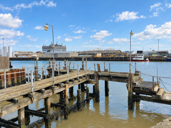 Weathered Pier Over The Industrial Harbour T202610151236.png