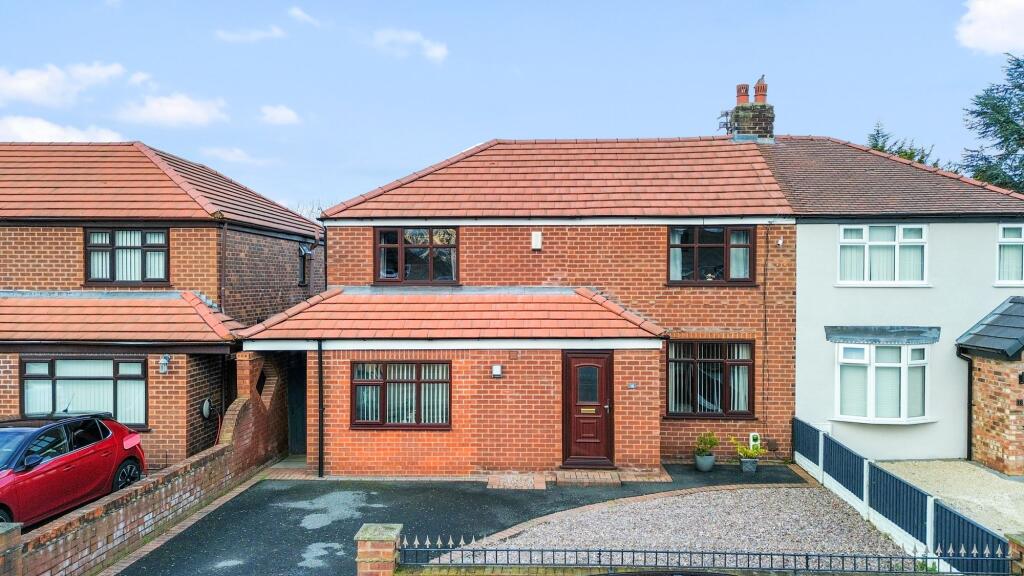 4-bed semi-detached on Hayfield Road, Woolston, WA1, £330,000