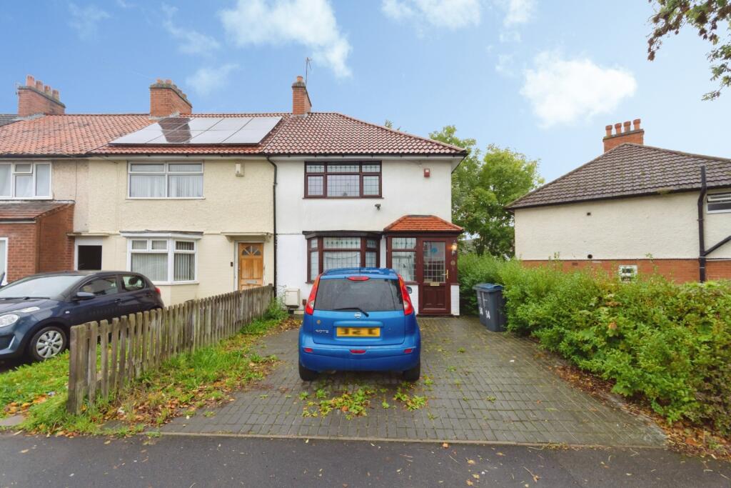 3-bed terraced on Bromwall Road, Billesley, Birmingham, West Midlands, B13, £270,000