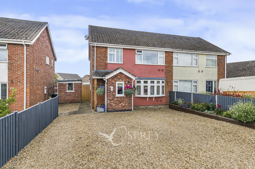 3-bed semi-detached on Moor Lane, South Witham, £230,000