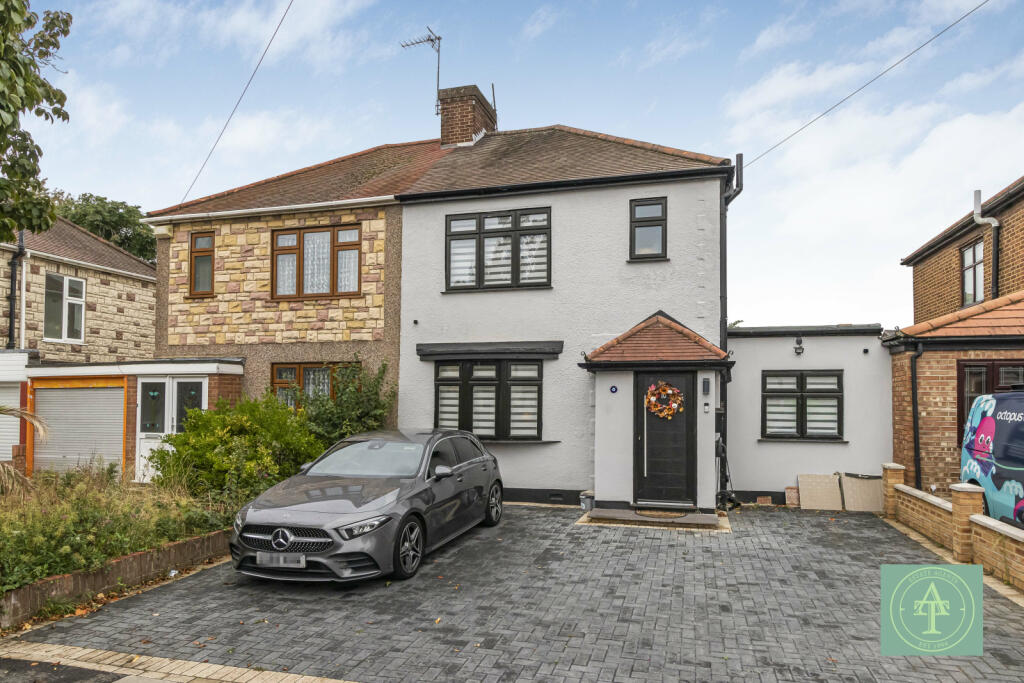 3-bed semi-detached on Tysoe Avenue, Enfield, EN3, £575,000