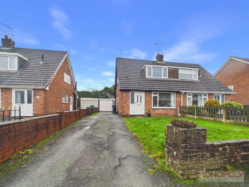 2-bed semi-detached on Linley Avenue, Johnstown, Wrexham, £185,000