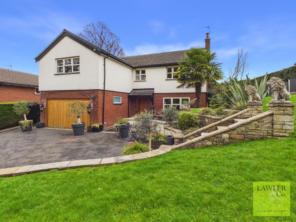5-bed detached on Compstall Road, Marple, Bridge Stockport, Cheshire, SK6 5HH, £975,000