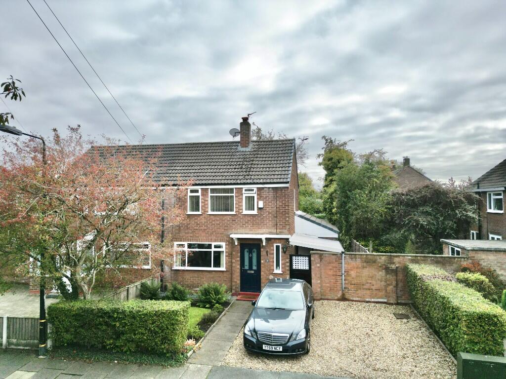 2-bed semi-detached on Thelwall Road, Sale, Cheshire, Greater Manchester, M33, £275,000