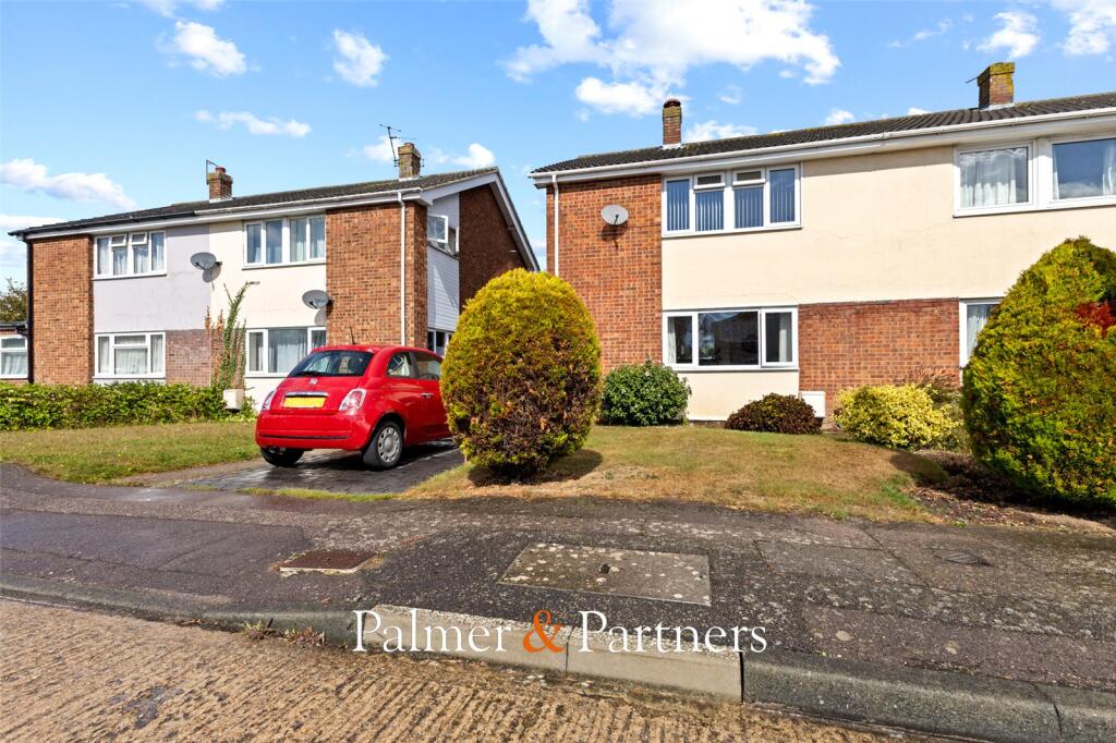 3-bed semi-detached on Ewan Close, Stanway, Colchester, Essex, CO3, £300,000