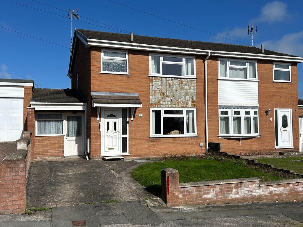 3-bed semi-detached on Brynhyfryd, Johnstown, Wrexham, £225,000