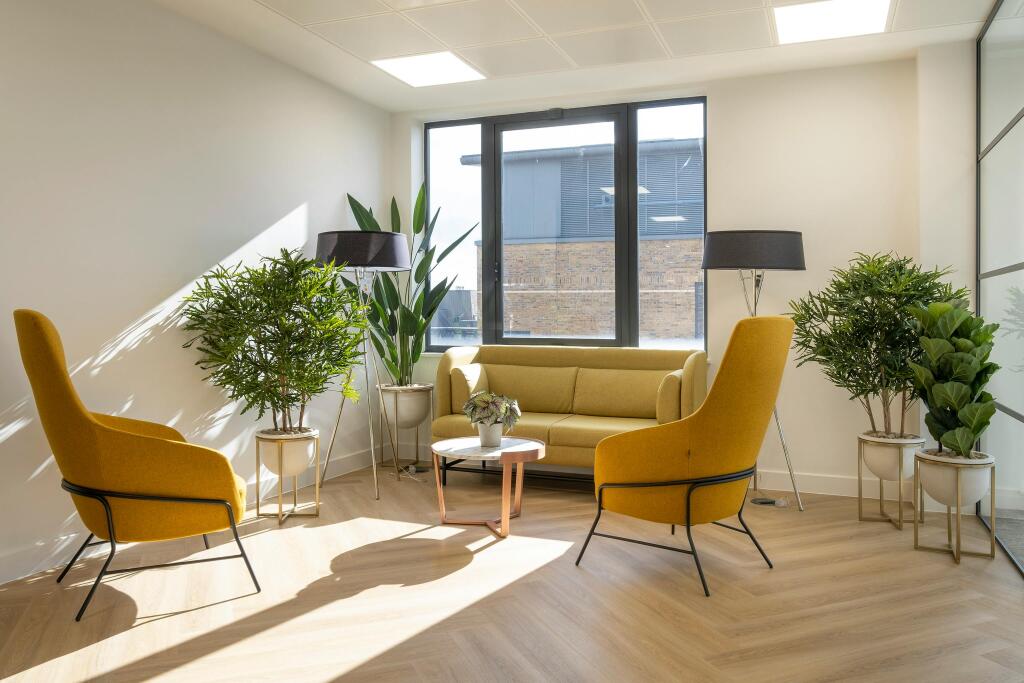 Reception within third floor office