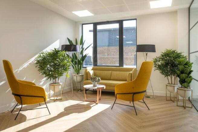Reception within third floor office