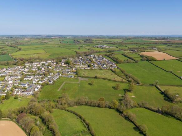 Aerial view of site