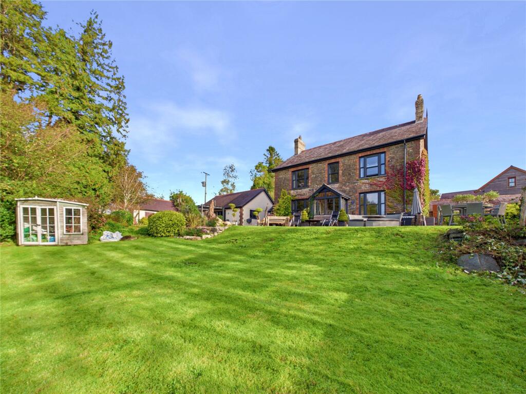 7-bed detached on Llanfallteg, Whitland, Carmarthenshire, SA34, £925,000
