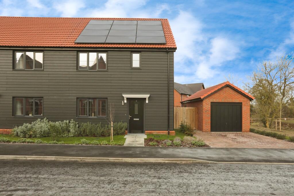 3-bed semi-detached on Castell Road, Bacton, Stowmarket, £325,000